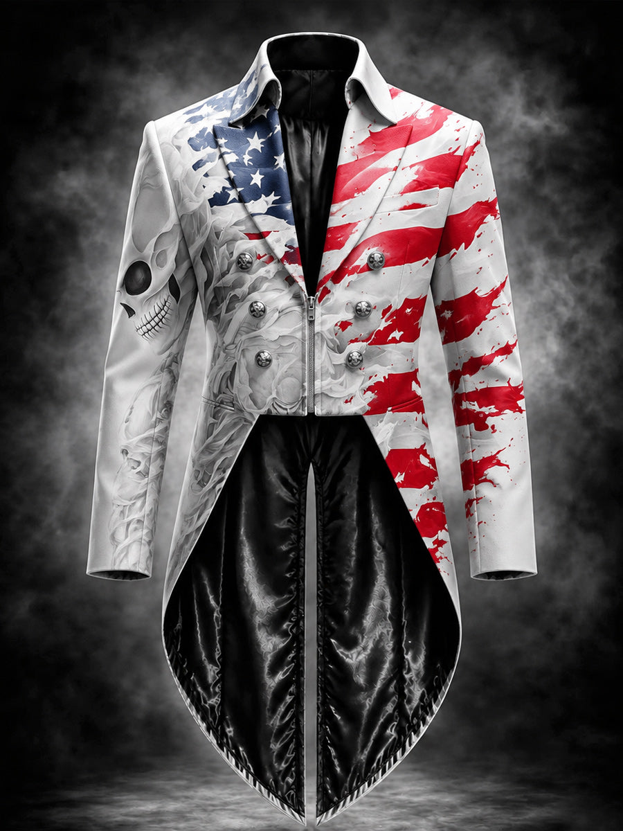 Men's Gothic Steampunk Tail Jacket